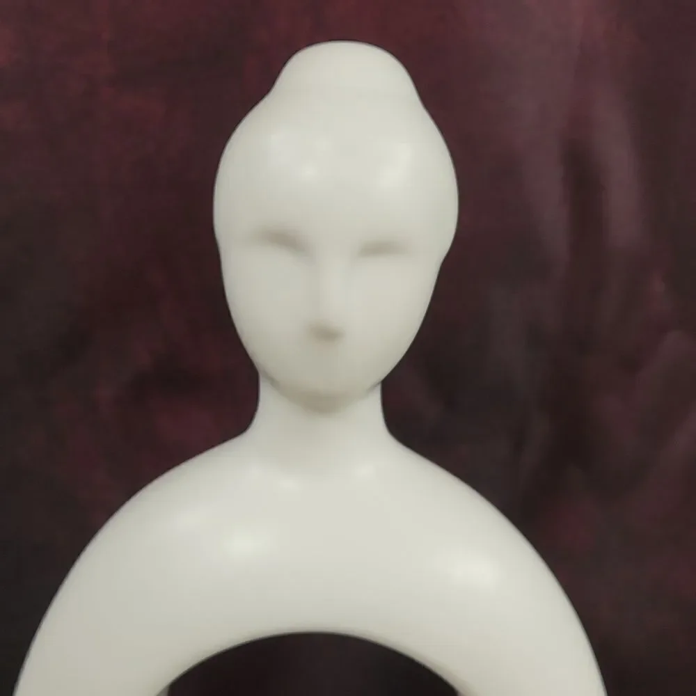 🩵NIB PartyLite White Zen Incense & Tealight Candle Holder